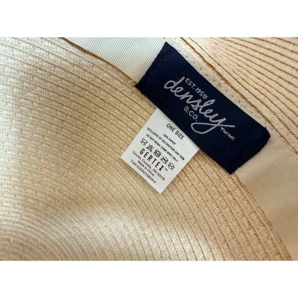 Densley Floppy Wide Brim Hat Straw Sun Protection Amazing Flamingo Embroidered main image 13